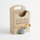 Wooden Utensil Holder